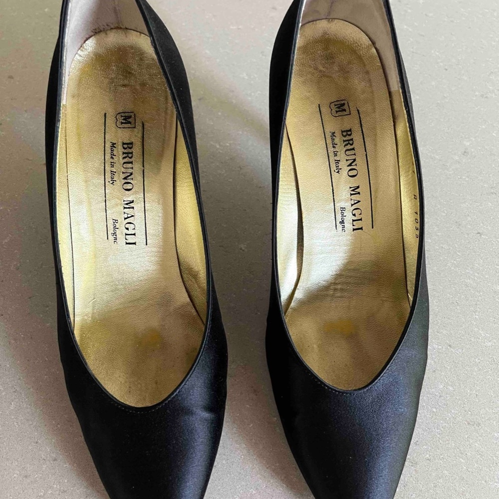 Bruno Magli Black Evening Heels